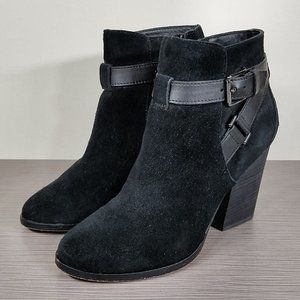 Cole Haan 'Minna' Bootie, Black Suede, Womens Size 6.5 B